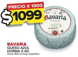 Oferta de Bavaria - Queso Azul Horma X Kg  por $1099 en Carrefour Maxi