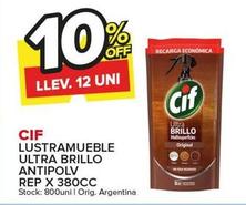 Oferta de Cif - Lustramueble Ultra Brillo Antipolv Rep en Carrefour Maxi