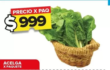 Oferta de Acelga por $999 en Carrefour Maxi