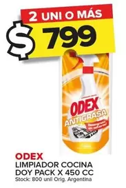 Oferta de Odex - Limpiador Cocina Doy Pack por $799 en Carrefour Maxi